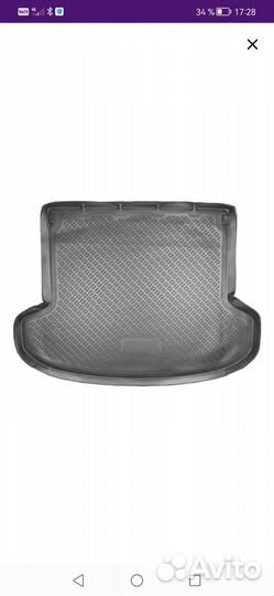 Коврик в багажник kia ceed