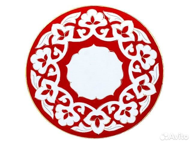 Тарелка Красная Пахта, Turon Porcelain, с