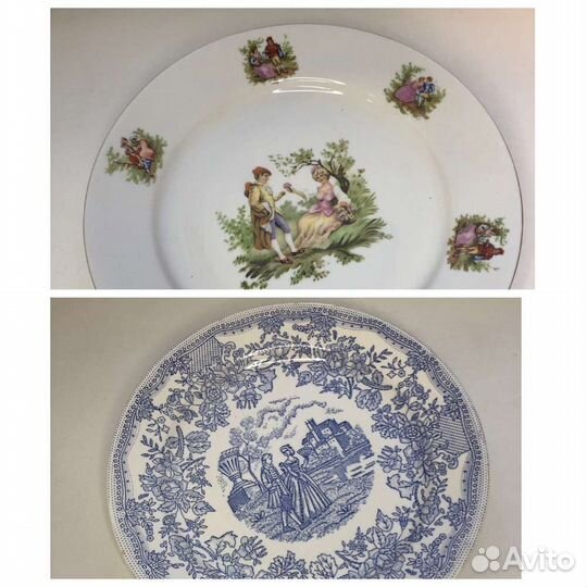 Тарелка Пастушка Каролина в классическом стиле