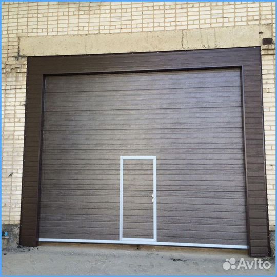 Автоматические секционные гаражные ворота