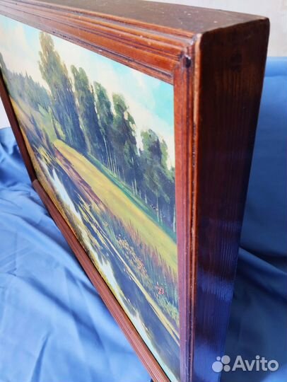 Картина старая 1950г. холст, масло