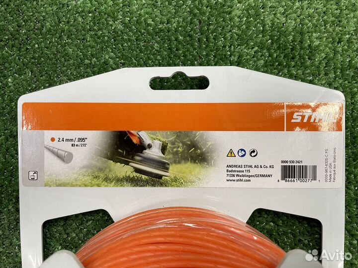 Струна триммерная Stihl кр.сечения 2,4 мм (83 м)