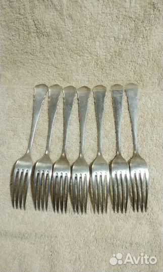 Набор старинных столовых приборов Германия