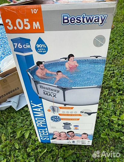 Бассейн каркасный bestway, 305х76 см