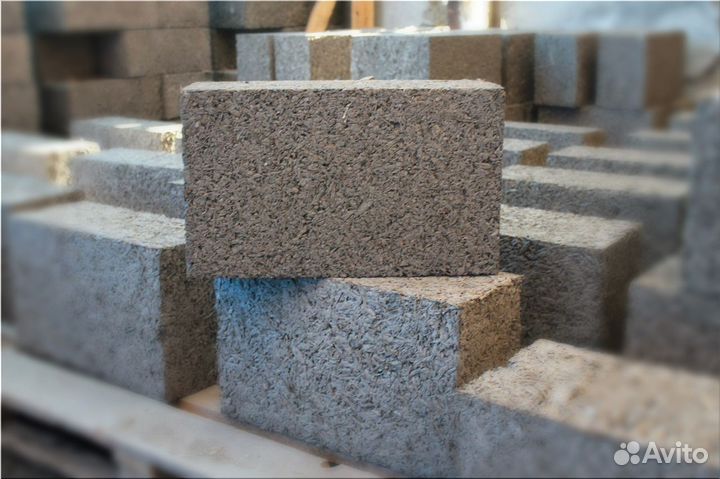 Арболитный блок