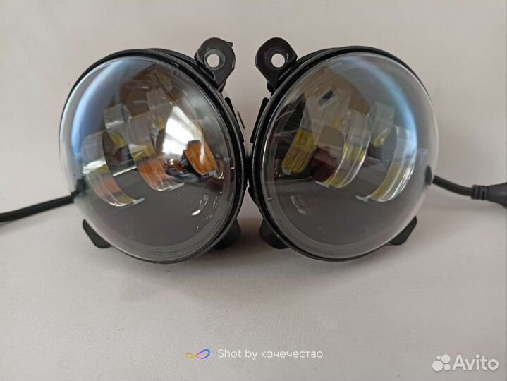 LED птф LADA kalina granta largus два режима