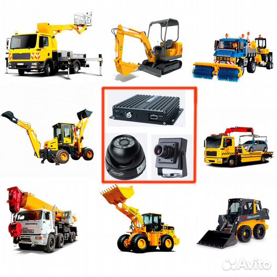 Видеонаблюдения для спецтехники