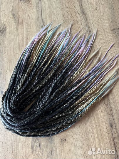 Де дреды черные обмре с косичками