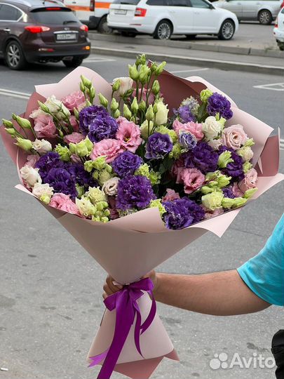 Букет из эустома