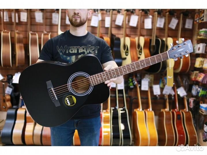 Cort AF510E-BKS электроакустическая гитара