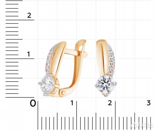 Золотые серьги