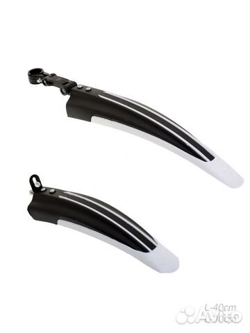 Крылья комплект для велосипеда 30см+40см с креплен