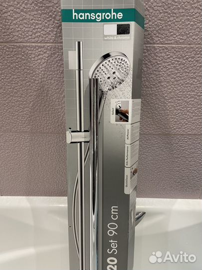 Душевая штанга Hansgrohe 90 см без крепления