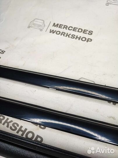 Молдинги боковых стёкол W203 coupe