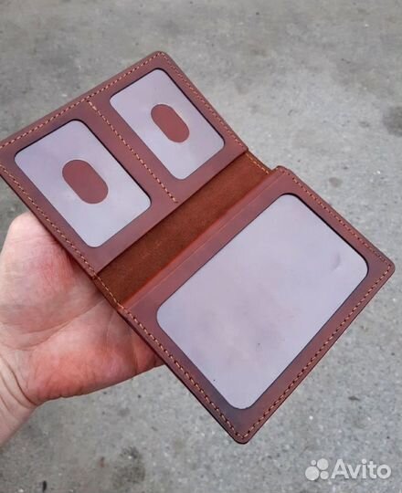 Кожаная документница 