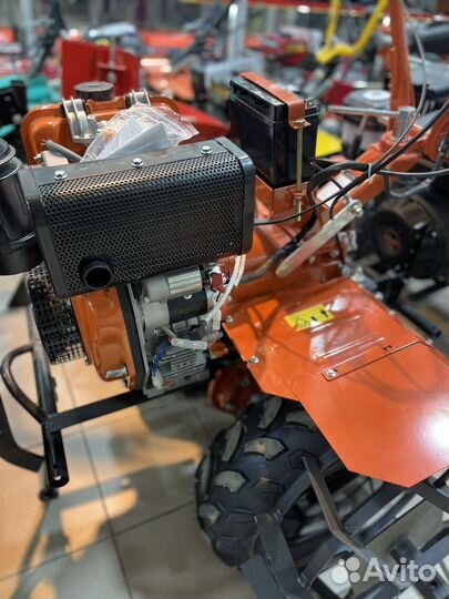 Тяжелый дизельный мотоблок 12лс