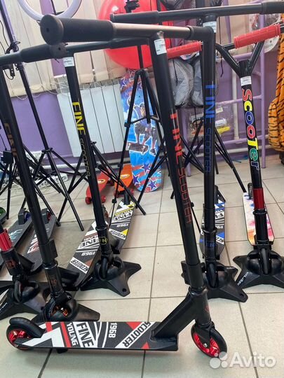 Трюковой самокат S10 колесо 110мм алюминиевая ступ