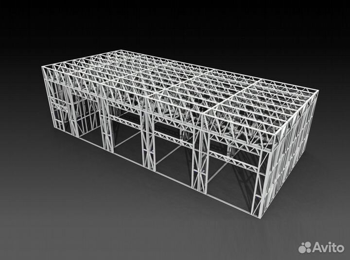 Лстк каркас сто на 4 поста (от завода-изготовителя