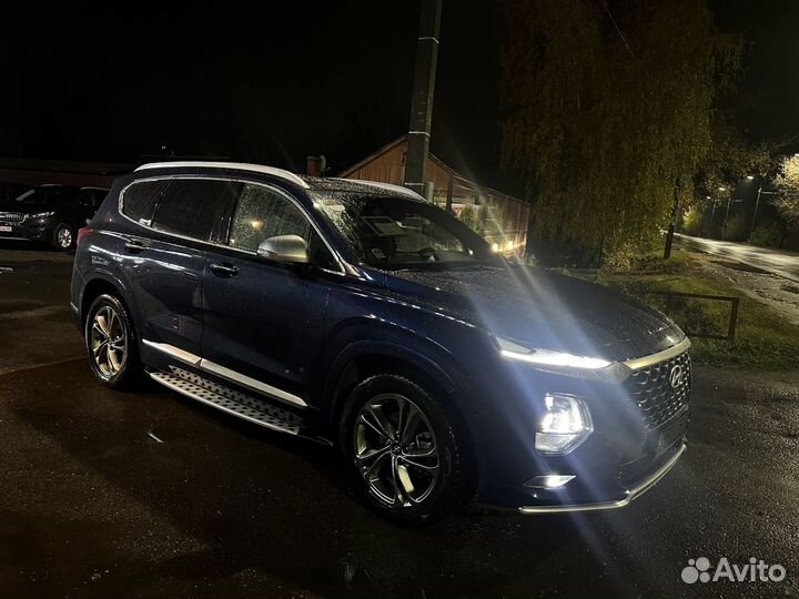 Hyundai Santa Fe 2.2 AT, 2019, 80 000 км
