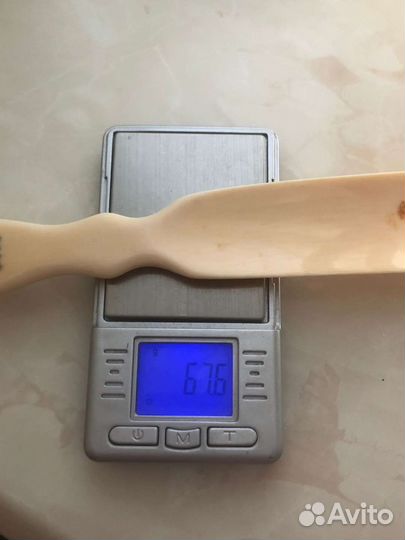 Ложка,Рожок для обуви. Кость