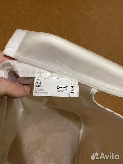 Мешок для белья на опоре элль белый икеа, IKEA