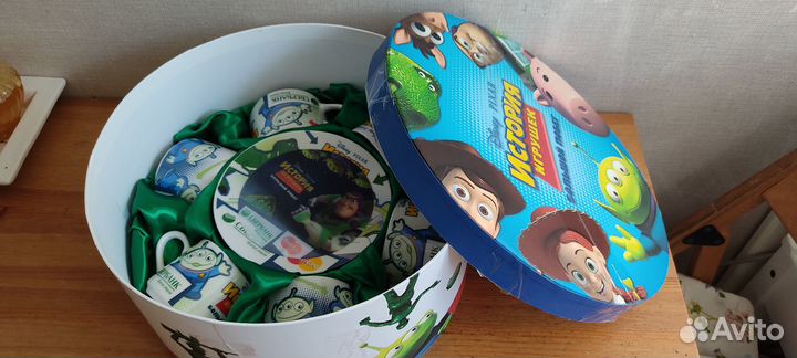 Набор посуды, пазл шар 3D История игрушек