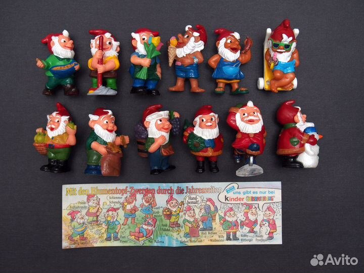 Киндер сюрприз Гномы мастеровые, 12 месяцев