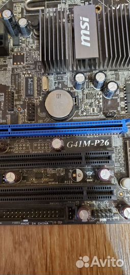 Материнская плата с процессором