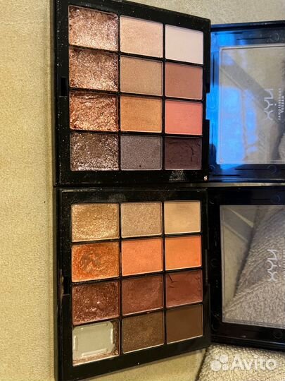 Палетки теней Nyx пакет