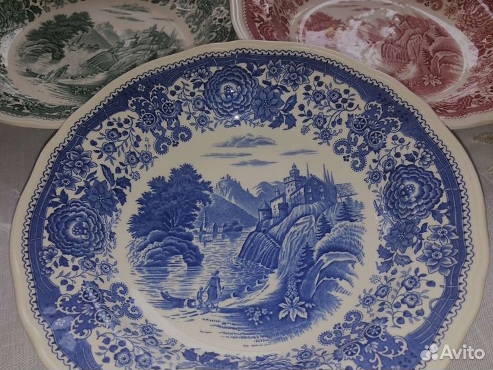 Винтажные тарелки для супа(пасты) Burgenland