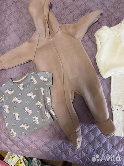 Пакет одежды на девочку 74-80