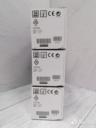 Картриджи оригинальные HP CE323A разные