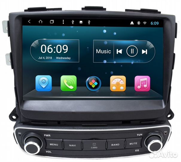 Магнитола для kia sorento