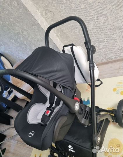 Коляска tutis nanni 3 в 1 2023 г экокожа белая