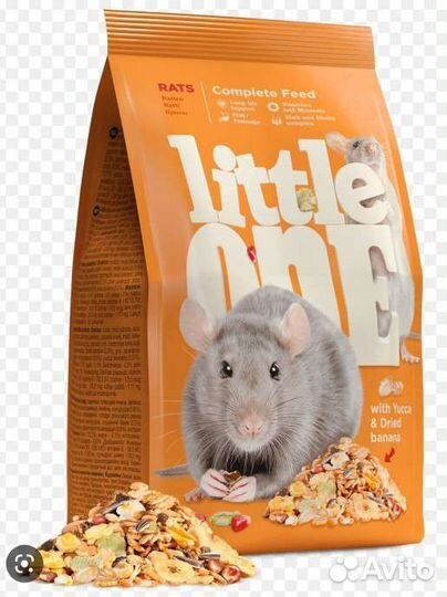 Корм для крыс little one 900 грамм 5 шт
