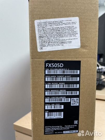 Игровой ноутбук Asus tuf gaming fx 505dt