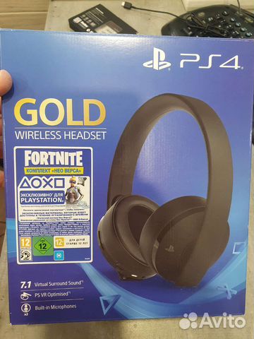 Беспроводные наушники sony playstation