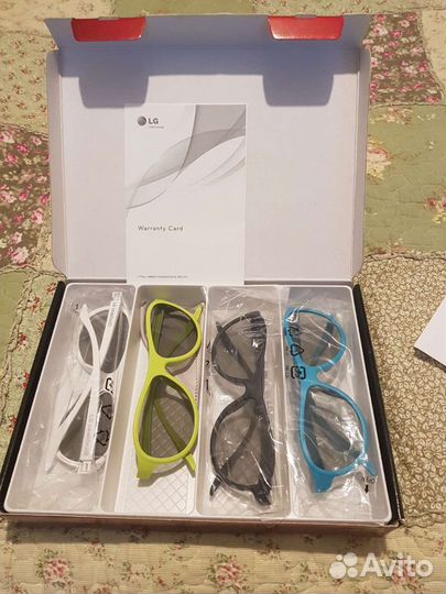 LG 3D очки для телевизора (4шт)