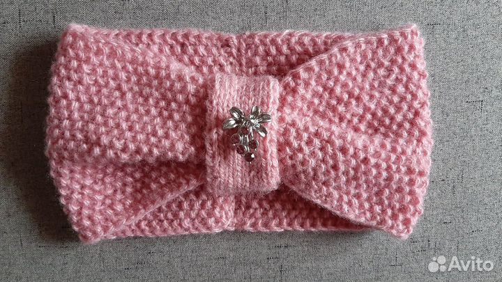 Комплекты ручной работы: снуд и повязка-чалма