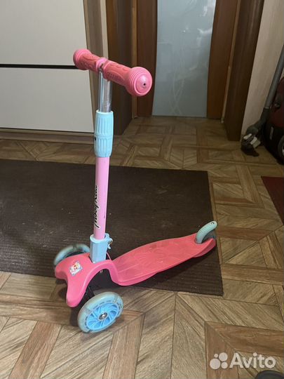 Самокат детский трехколесный б/у