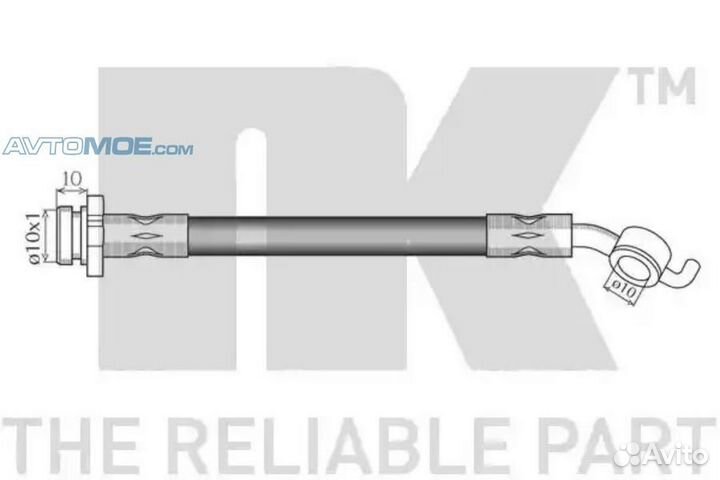 Шланг тормозной передний правый 8522113 NK