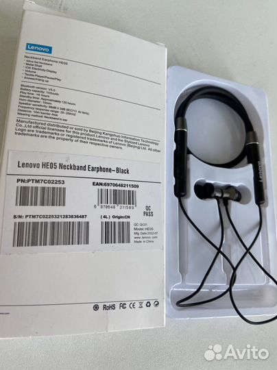 Наушники lenovo