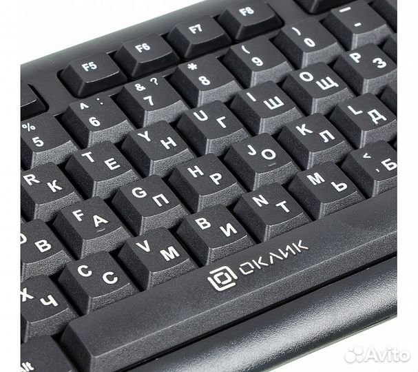 Клавиатура Оклик 180V2, черный