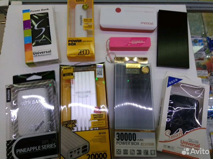 Power Bank различной емкости,Новые.Гарантия