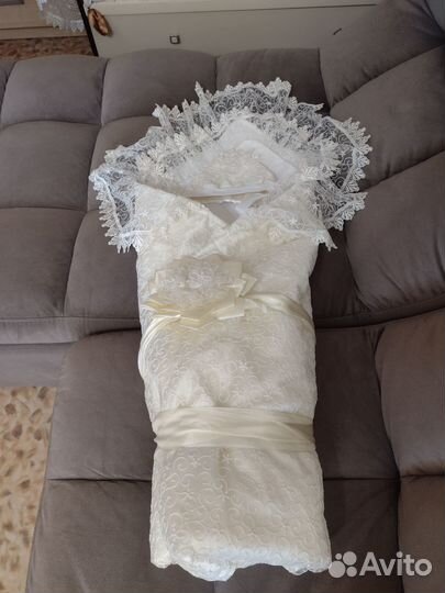 Конверт одеяло на выписку осень-весна