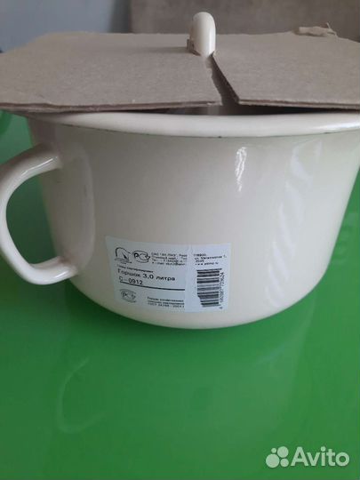 Горшок эмаль 3 литра