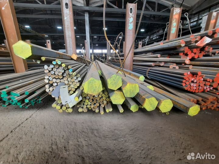 Сталь горячекатаная конструкционная, шестигранник 32, марка Ст20