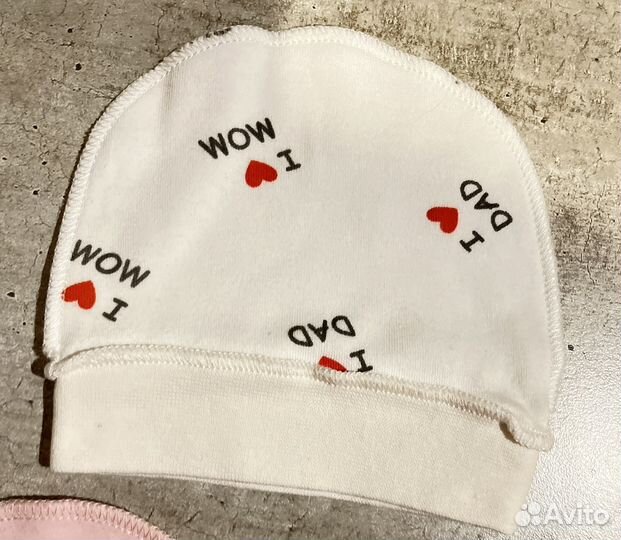Шапочка детская чепчик 3 шт