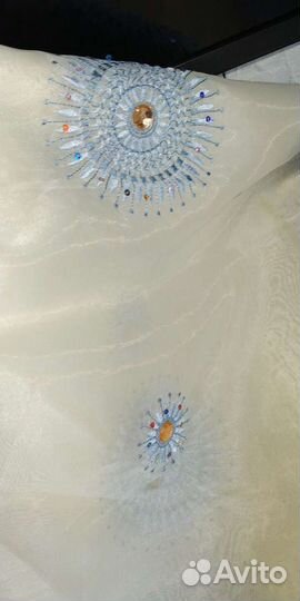 Тюль новый, длина 6 метров