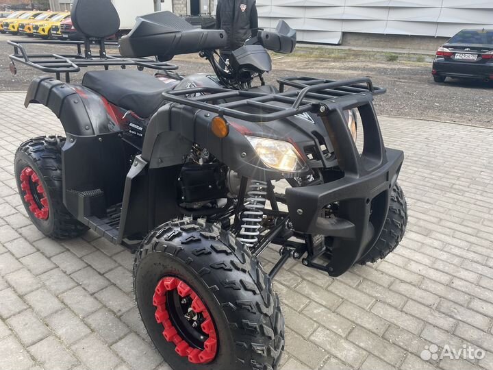 Квадроцикл Motax Grizlik 200 Lux черно красный